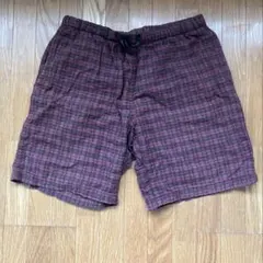 CAHLUMN Indigo Madras Check イージーパンツ XXL - メルカリ