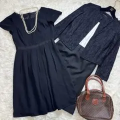 てっち様専用！ママスーツ　4点セット　ノーカラージャケット　ブラウス　ワンピース