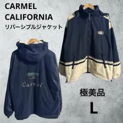 CARMEL CALIFORNIAリバーシブルナイロン フリース ジャケットL