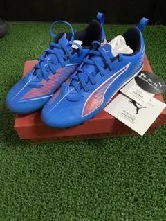 PUMA ONE サッカーシューズ 黒/青 SG - メルカリ