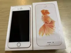 【美品】Apple iPhone6s 64G ローズゴールド 箱付き