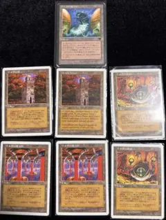 mtg 超稀少 サインド 黒枠初版 ウルザランド 全種 12枚セット atq mtg 超稀少 サインド 黒枠初版 ウルザランド 全種 12枚セット atq