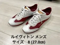 ルイヴィトン メンズスニーカー ホワイト レッド 27.0㎝のサムネイル
