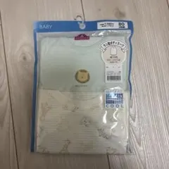 ベビーインナー♡アニマル柄 ラン型ボディスーツ 80 綿100%