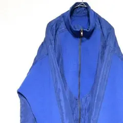 LADY LABON ナイロンジャケット 中綿 異素材 シルク100% ネイビー