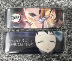 鬼滅の刃 レンチキュラー缶バッジ お楽しみくじ ダイニング 錆兎 炭治郎 真菰