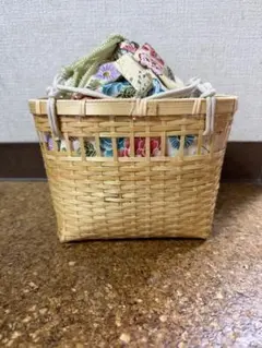 和装用 竹かごバッグ 巾着付きのサムネイル