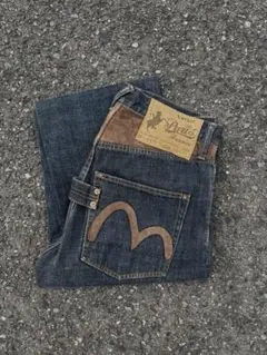 00s/y2k/縦落ち/ EVISU Parisデニムパンツ 30x34