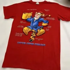 90s USA製 DISNEY プーさん　ティガー　コーヒータイム　Tシャツ