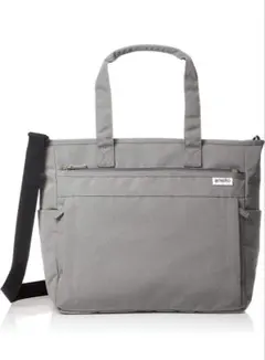 anello 2WAY トートバッグ ショルダーバッグ グレー