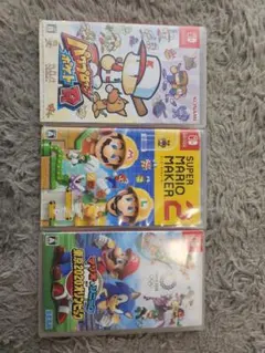 Switchソフト 3点まとめ売り パワプロクンポケットR マリオメーカー2のサムネイル
