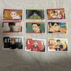 ハイキュー!! ステッカー 9枚セット