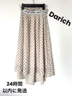 Darich DARLINGロゴフレアスカート♢ドット柄　スカート　Fのサムネイル