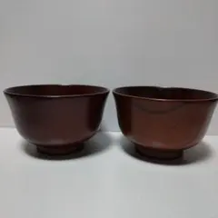 木製 汁椀 2客セット 280ml 紀州塗 高野 koya 天然木 日本製のサムネイル