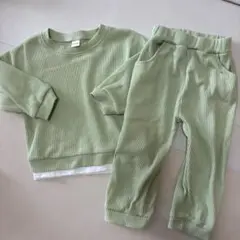 ワッフルライトグリーンセットアップ 18-24M