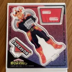 ダイソー　僕のヒーローアカデミア　ビッグアクリルスタンド　エンデヴァー