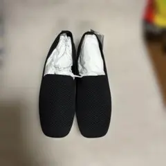 ブラック メッシュ 洗えるシューズ サイズM‼️