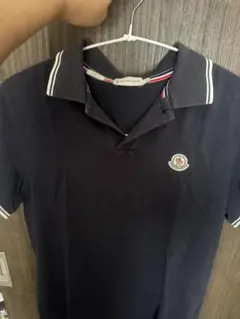 MONCLER ポロシャツ ネイビー スリムフィット　Lサイズのサムネイル