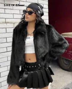 shein ファージャケット