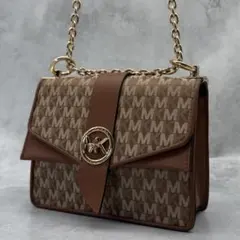 MICHAEL KORS マイケルコース ショルダーバッグ ターンロック MK柄