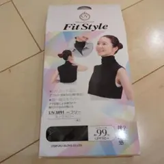 【未使用】おたふく フィットスタイル UVネックカバー 付け襟　ブラック