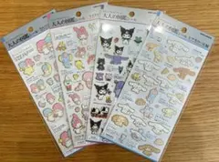 大人の図鑑シール　サンリオ　マイメロ　クロミ　シナモロール　キキララ