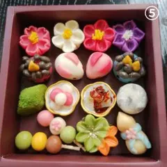 ブライス様専用 ⑤ フェイクスイーツ和菓子 「お月見と昔話・赤鬼青鬼」