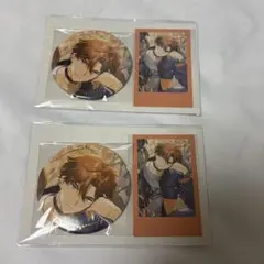 にじさんじ 北見遊征 誕生日グッズ 2025箔押し缶バッジ チェキ風カード