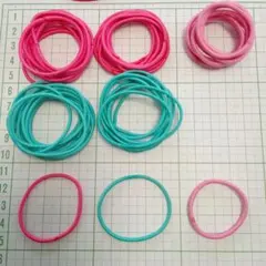 子供用カラフルヘアゴム50 個セット