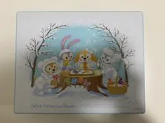 ダッフィー＆フレンズ　ホワイト・ウィンタータイム・ワンダーズ　空き缶