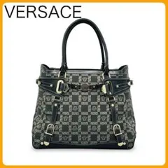 ✨美品✨VERSACE ヴェルサーチ メダリオン メデューサ 2wayバッグ 黒 