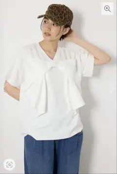 RODEO CROWNS WIDE BOWL リボンTシャツ ホワイト Mのサムネイル
