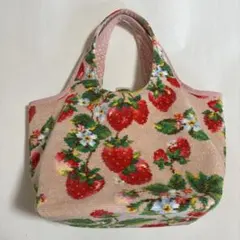 おまけ付フェイラー チェリッシュユー かごバッグ紺 - メルカリ