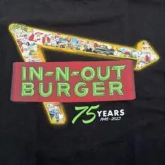 IN-N-OUT BURGER 75周年記念 Tシャツ