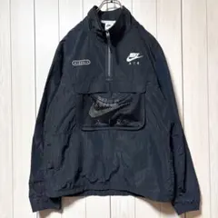 美品 NIKE ナイキ エア ウーブン フーディ ジャケット ハーフジップ M