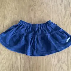 COMME CA ISM ネイビーフリルスカート