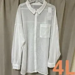 4L☆オーバーサイズ メッシュシャツ