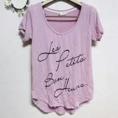 ブージュルード 半袖シャツ Tシャツ プリントロゴ 薄手 カジュアル Uネックのサムネイル