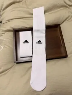adidas ホワイト サッカーソックス 新品未使用
