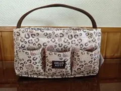 【ラスト1点／最終値下げ】②ハローキティ　日焼け　ヒョウ柄　仕切り付き収納ケース