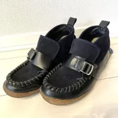 ネイビー モカシン バックル付き　REGAL 23.5