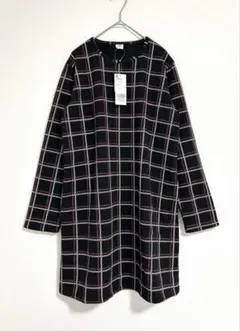 devirock デビロック チェック柄ワンピース 裏起毛 160 新品タグ付き