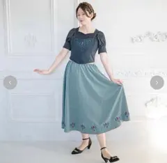 kaho しまむら アナと雪の女王 ワンピース ビスチェ なりきり　アナ