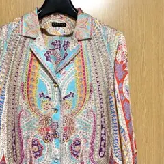 美品 JUST Cavalli ジャストカヴァリ ブラウス トップス ピンク M
