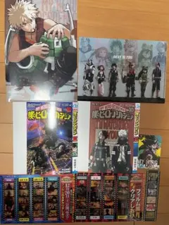 僕のヒーローアカデミア　ヒロアカクリアファイル　ブックカバー　しおり　ステッカー