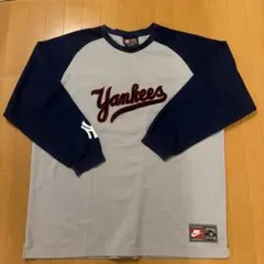 MLB メジャーリーグ ヤンキース ラグラン 七分袖 Lサイズ ロンt - メルカリ