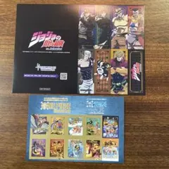 ステッカー2点セット ジョジョの奇妙な冒険　＆　ワンピース　ジャンプフェスタ