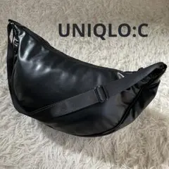 UNIQLO:C ユニクロ レザータッチラウンド ショルダーバッグ