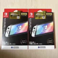 新品 Nintendo Switch HORI 有機EL高画質 保護フィルム2枚