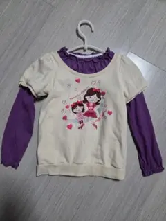 専用　ミキハウス　リーナちゃん　重ね着風トップス